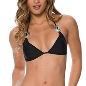 Beach Riot Swim - NWT Beach Riot Medusa Triangle Black Bikini Top Beach Riot Swim - NWT Beach Riot Medusa Triangle Black Bikini Top